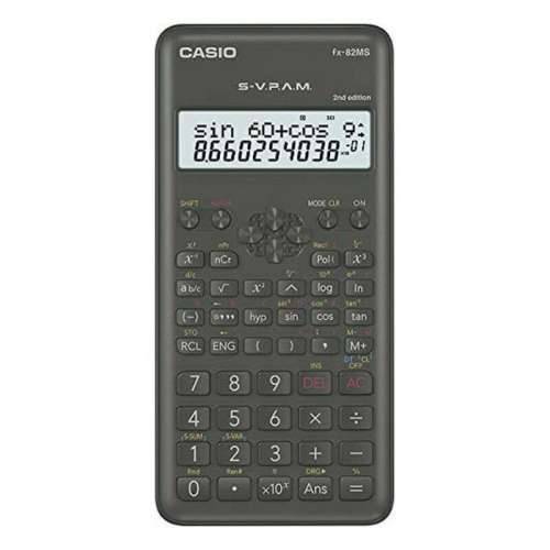 Znanstveni kalkulator Casio FX-82 MS2 Crna Tamno sivo Plastika Cijena