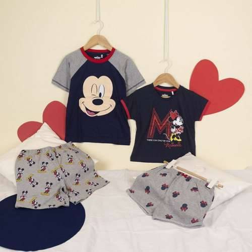Ljetna Pidžama za Dječake Mickey Mouse Siva Cijena