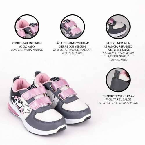 Sportske tenisice s LED svjetlima Minnie Mouse Velcro Cijena