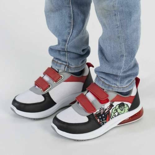 Sportske tenisice s LED svjetlima The Avengers Velcro Crna Cijena
