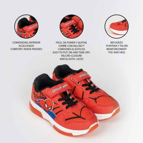 Sportske tenisice s LED svjetlima Spider-Man Crvena Cijena
