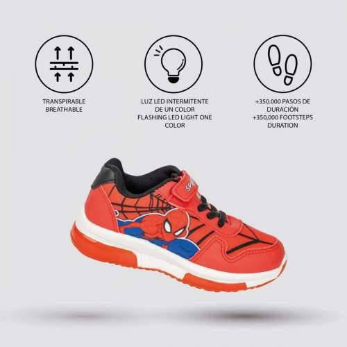 Sportske tenisice s LED svjetlima Spider-Man Crvena Cijena