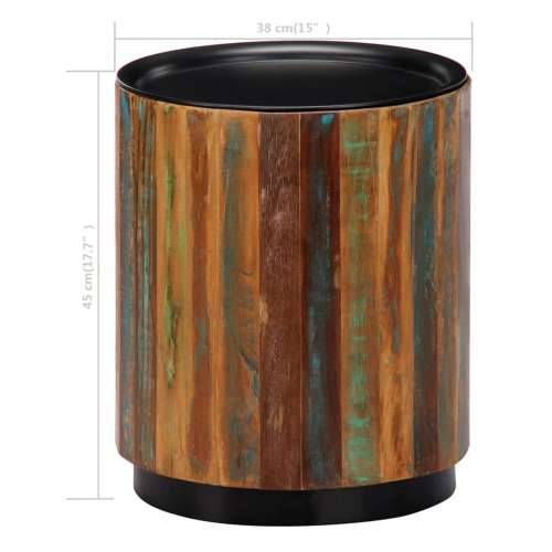 Stolić za kavu od masivnog obnovljenog drva 38 x 45 cm Cijena