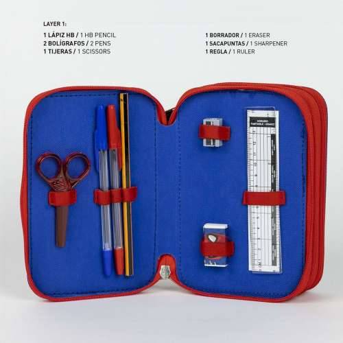 Trodijelna Pernica Spider-Man Plava 12,5 x 6,5 x 19,5 cm Cijena