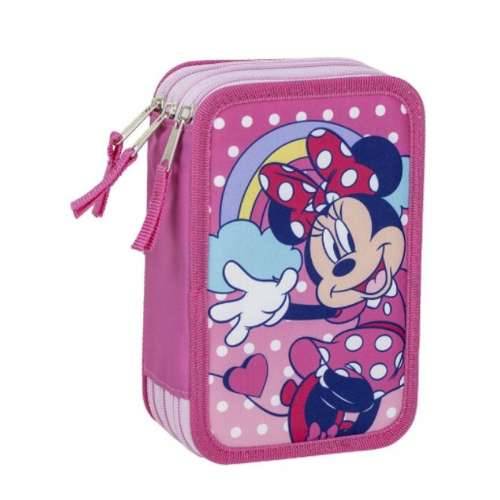 Trodijelna Pernica Minnie Mouse Roza 12,5 x 6,5 x 19,5 cm Cijena