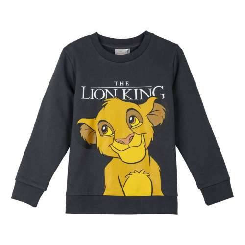 Dječja Majica bez Kapuljače The Lion King Tamno sivo Cijena