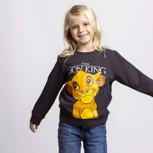 Dječja Majica bez Kapuljače The Lion King Tamno sivo Cijena