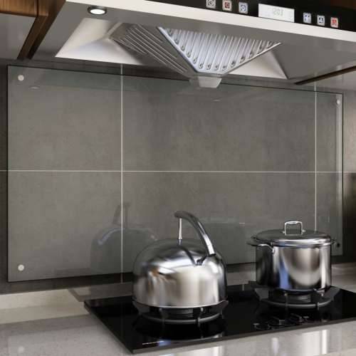 Kuhinjska zaštita od prskanja prozirna 120x60 cm kaljeno staklo Cijena