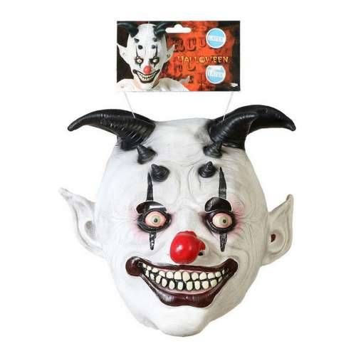 Maska Halloween Bijela Zli Klaun Cijena