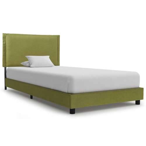 Okvir za krevet od tkanine zeleni 90 x 200 cm - Zelena 90 x 200 cm Cijena
