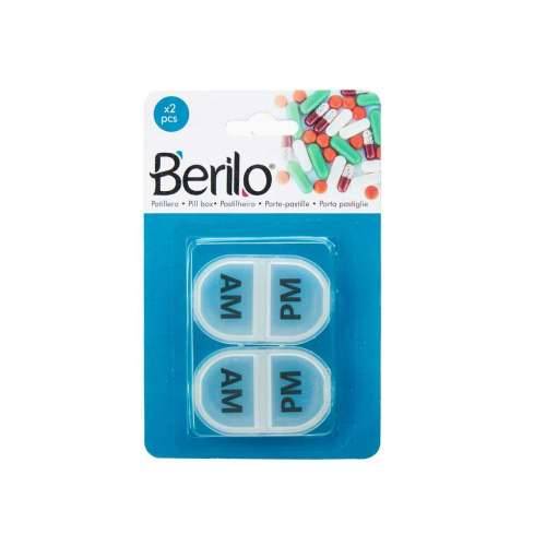 Posuda za Pilule s Pretincima Berilo HW0929-2 Providan Plastika 11,5 x 18 x 2,2 cm set (12 kom.) Cijena