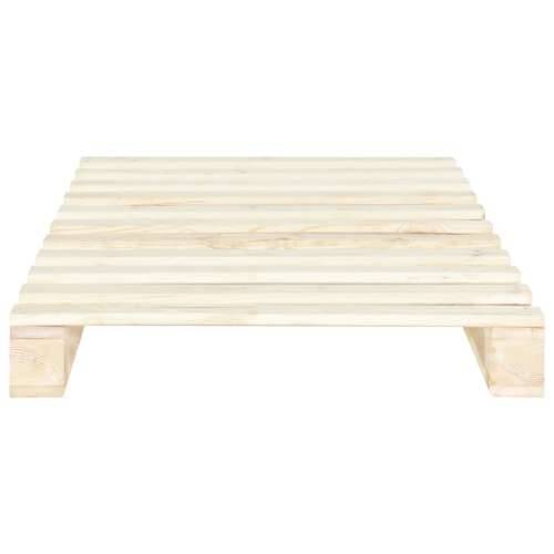 Okvir za krevet od paleta od masivne borovine 90 x 200 cm - Boja drva 90 x 200 cm Cijena