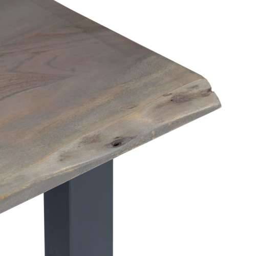 Konzolni stol od bagremovog drva i željeza sivi 115x35x76 cm Cijena