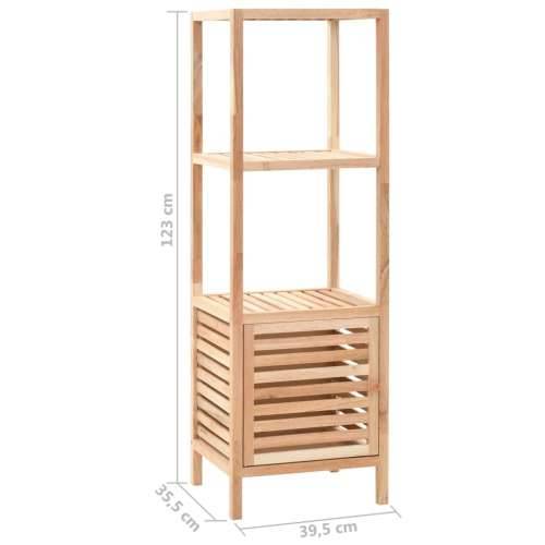 Kupaonski ormarić za pohranu masivna orahovina 39,5x35,5x123 cm - 39.5 x 35.5 x 123 cm 1 Cijena