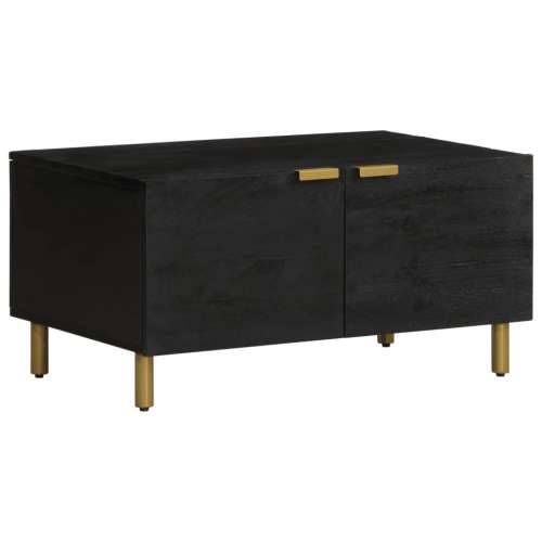 Stolić za kavu crni 80 x 50 x 40 cm od konstruiranog drva Cijena