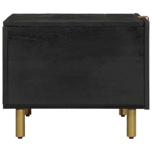 Stolić za kavu crni 80 x 50 x 40 cm od konstruiranog drva Cijena