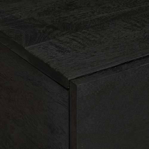 Stolić za kavu crni 80 x 50 x 40 cm od konstruiranog drva Cijena