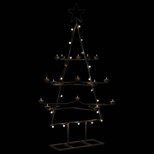 Metalno ukrasno božićno drvce crno 105 cm - 105 cm 1 Cijena