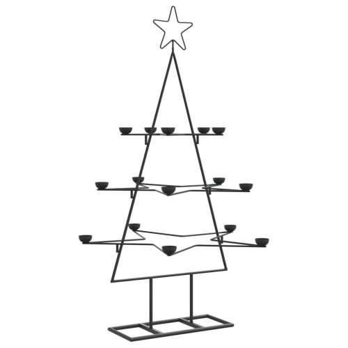 Metalno ukrasno božićno drvce crno 105 cm - 105 cm 1 Cijena