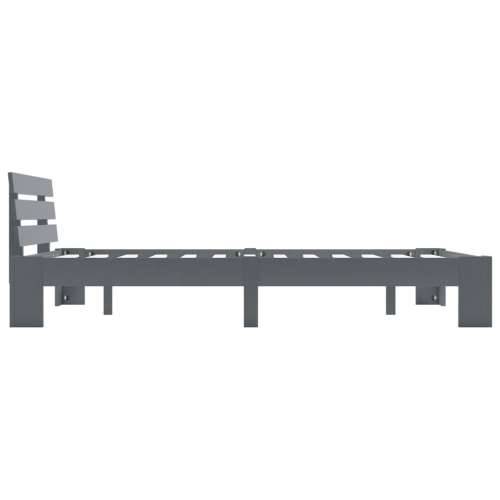 Okvir za krevet od masivne borovine sivi 120 x 200 cm - Siva 120 x 200 cm Cijena