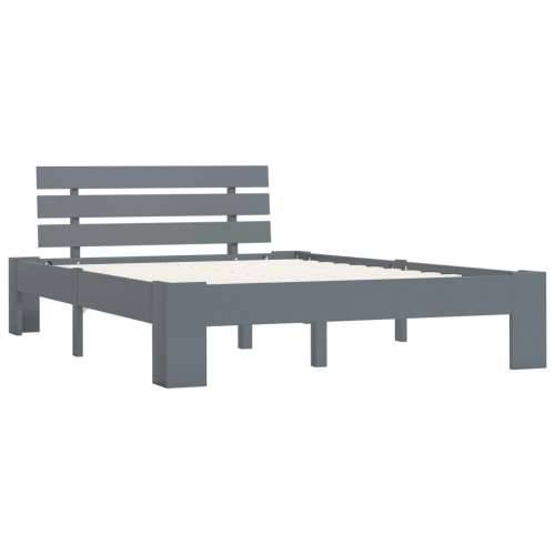 Okvir za krevet od masivne borovine sivi 140 x 200 cm - Siva 140 x 200 cm Cijena