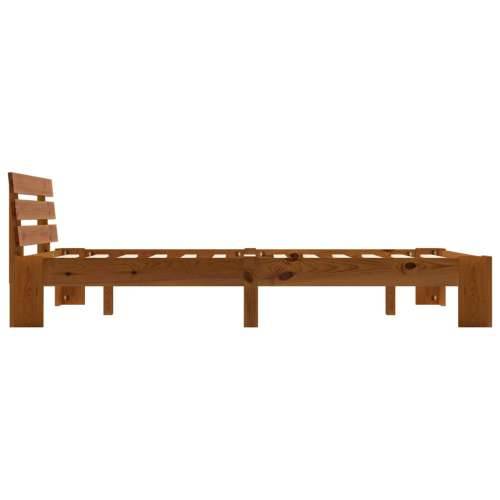 Okvir za krevet od masivne borovine boja meda 120 x 200 cm - boja meda 120 x 200 cm Cijena