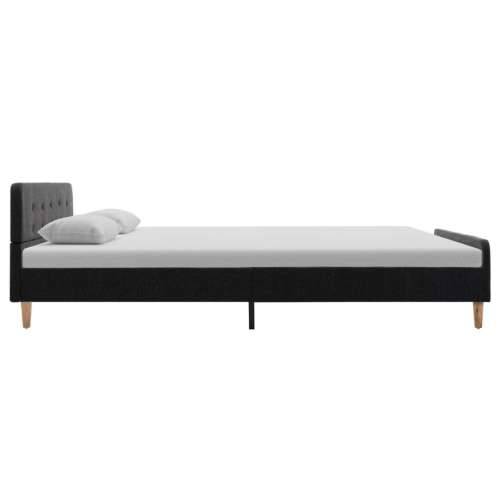 Okvir za krevet od jute tamnosivi 140 x 200 cm - Tamno siva 140 x 200 cm Cijena