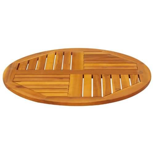 Stolna ploča Ø70x2 cm okrugla od masivnog bagremovog drva - 70 cm 1 Okruglo Cijena