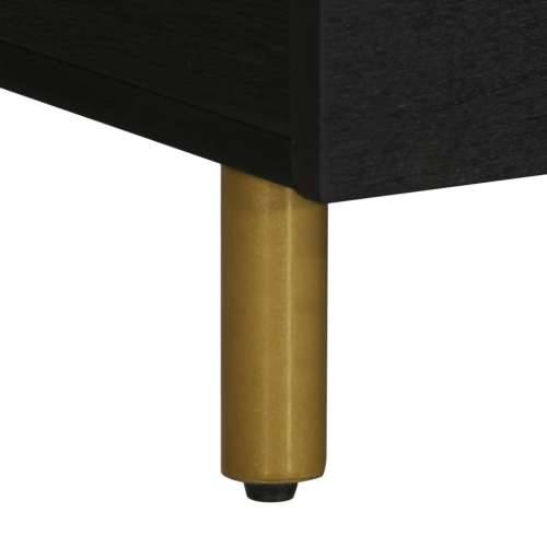 Stolić za kavu crni 100 x 54 x 40 cm od konstruiranog drva Cijena