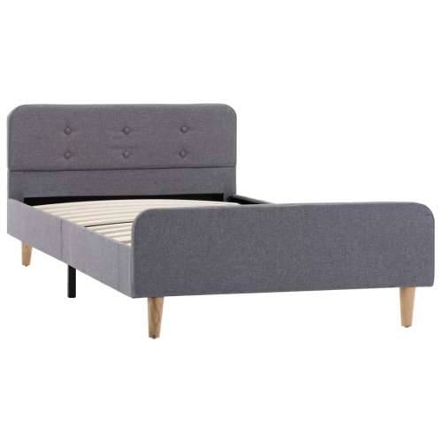 Okvir za krevet od tkanine svjetlosivi 100 x 200 cm - Svjetlosiva 100 x 200 cm Cijena