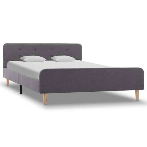 Okvir za krevet od tkanine svjetlosivi 120 x 200 cm - Svjetlosiva 120 x 200 cm Cijena