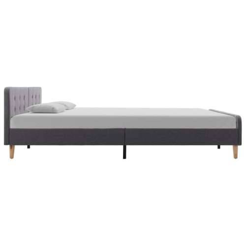 Okvir za krevet od tkanine svjetlosivi 180 x 200 cm - Svjetlosiva 180 x 200 cm Cijena