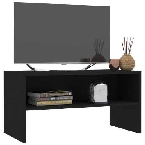 TV ormarić od iverice crni 80 x 40 x 40 cm Cijena