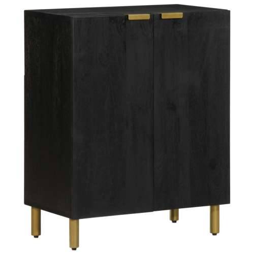 Komoda crna 60 x 33 x 75 cm konstruirano drvo Cijena