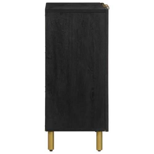 Komoda crna 60 x 33 x 75 cm konstruirano drvo Cijena