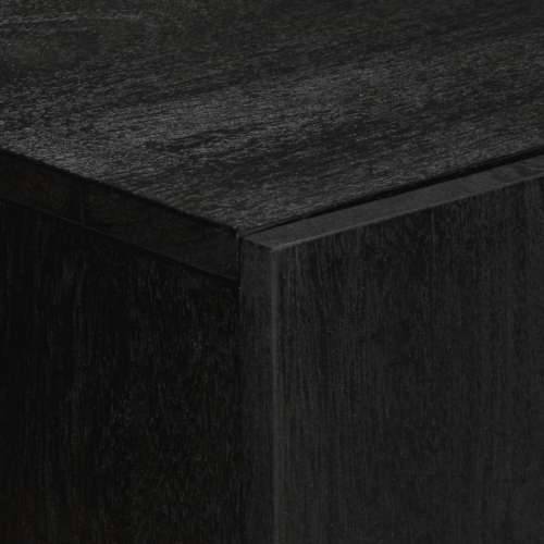 Komoda crna 60 x 33 x 75 cm konstruirano drvo Cijena