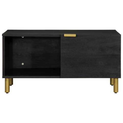 Stolić za kavu crni 80 x 50 x 40 cm od konstruiranog drva Cijena