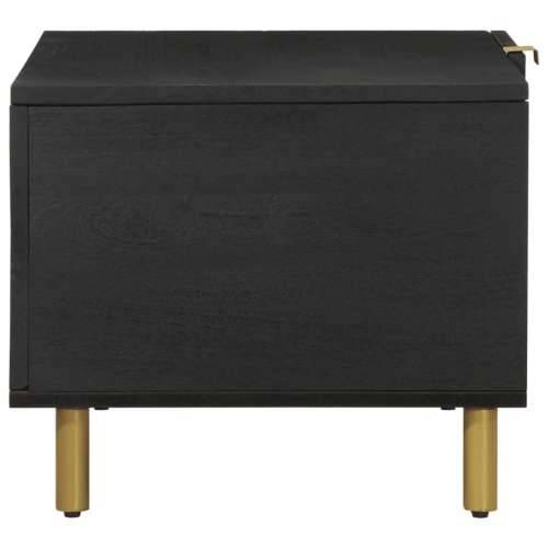 Stolić za kavu crni 80 x 50 x 40 cm od konstruiranog drva Cijena