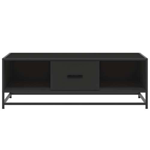 Stolić za kavu crni 100x57x35 cm konstruirano drvo i metal - Crna 1 Cijena