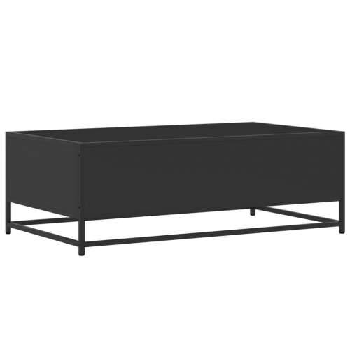 Stolić za kavu crni 100x57x35 cm konstruirano drvo i metal - Crna 1 Cijena