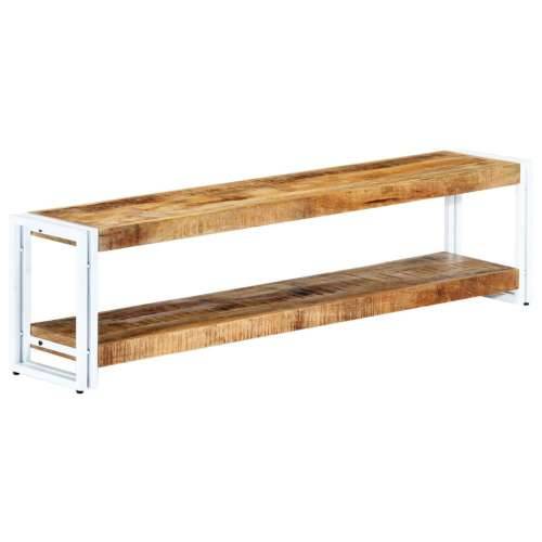 TV ormarić od masivnog drva manga 150 x 30 x 40 cm  - Bijela 1 150 cm masivno drvo manga Cijena