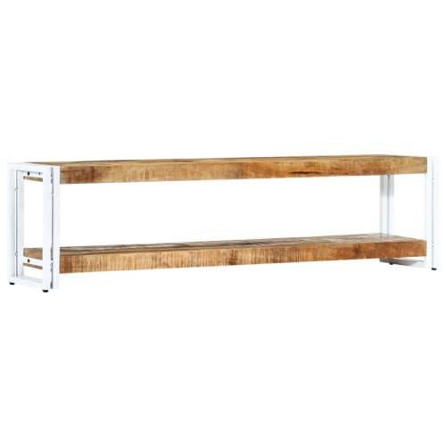 TV ormarić od masivnog drva manga 150 x 30 x 40 cm  - Bijela 1 150 cm masivno drvo manga Cijena
