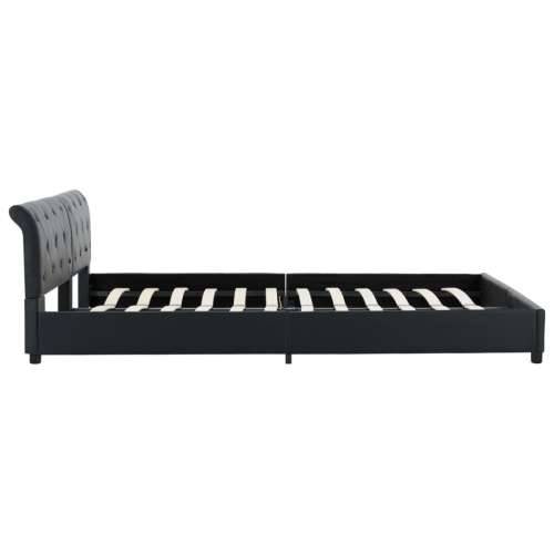 Okvir za krevet od umjetne kože crni 180 x 200 cm - Crna 180 x 200 cm Cijena