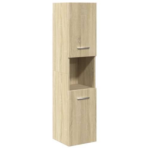 4-dijelni set kupaonskog namještaja boja hrasta sonome drveni - sonoma hrast 90 x 38.5 x 46 cm 1 Cijena