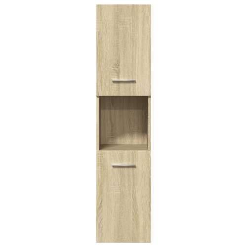 4-dijelni set kupaonskog namještaja boja hrasta sonome drveni - sonoma hrast 90 x 38.5 x 46 cm 1 Cijena