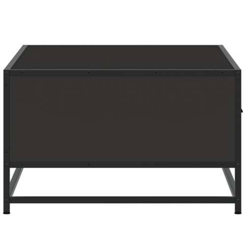 Stolić za kavu crni 90 x 57 x 35 cm konstruirano drvo i metal - Crna 1 Cijena