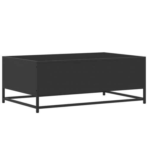 Stolić za kavu crni 90 x 57 x 35 cm konstruirano drvo i metal - Crna 1 Cijena