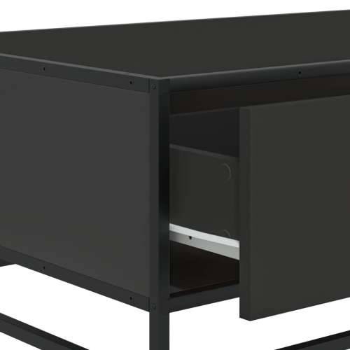 Stolić za kavu crni 90 x 57 x 35 cm konstruirano drvo i metal - Crna 1 Cijena