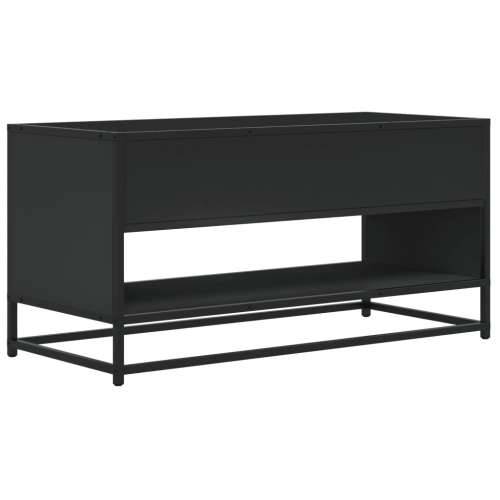 TV ormarić crni 91 x 40 x 46 cm konstruirano drvo i metal - Crna 1 91 cm Cijena