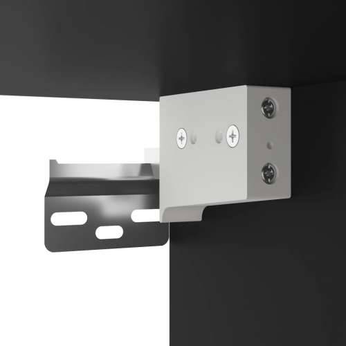 TV ormarić crni 100 x 31 x 39,5 cm konstruirano drvo i metal - Crna 1 100 cm Cijena